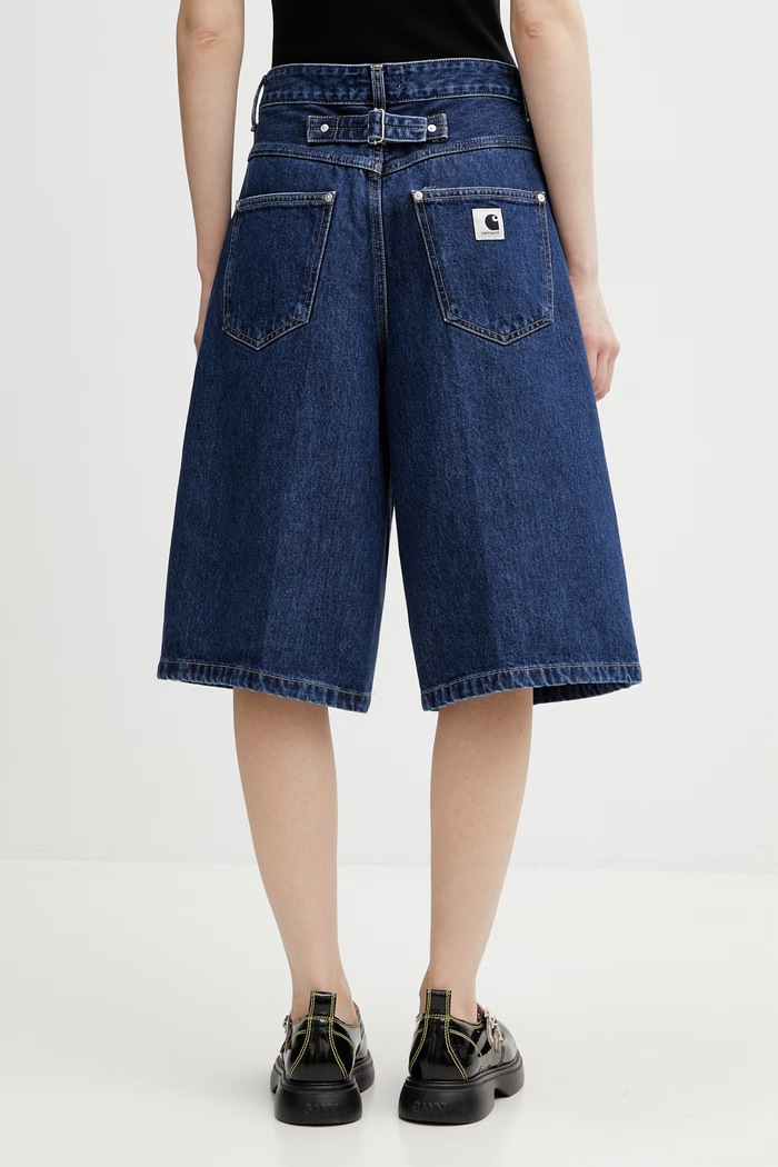 Clothing Carhartt WIP W' Belmont Short Women's denim shorts I036598.106 blue