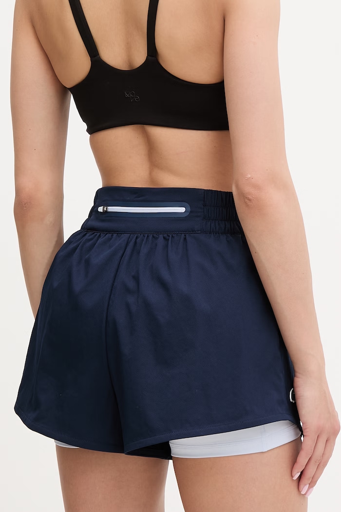 Îmbrăcăminte Lacoste pantaloni scurți pentru femei GF9972 bleumarin