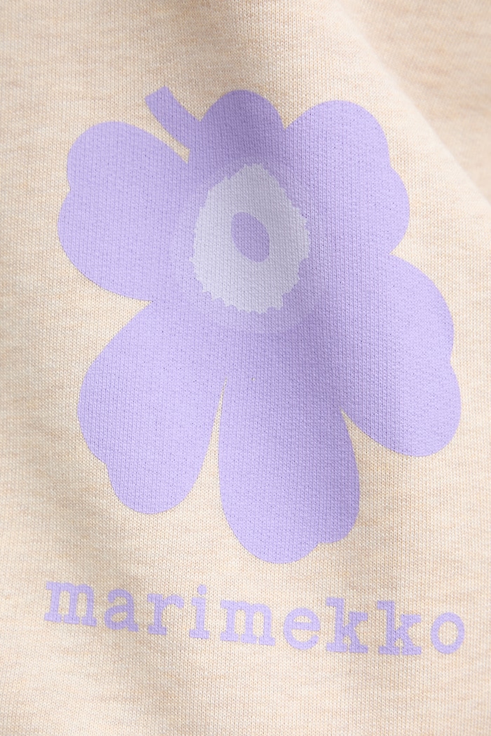 Marimekko sportske kratke hlače ženske pamučne bež 095470