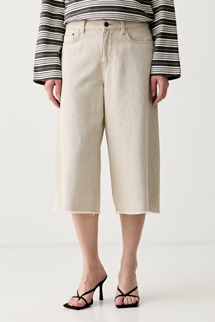 Sisley jeansy damskie beżowy 40HCLF08U