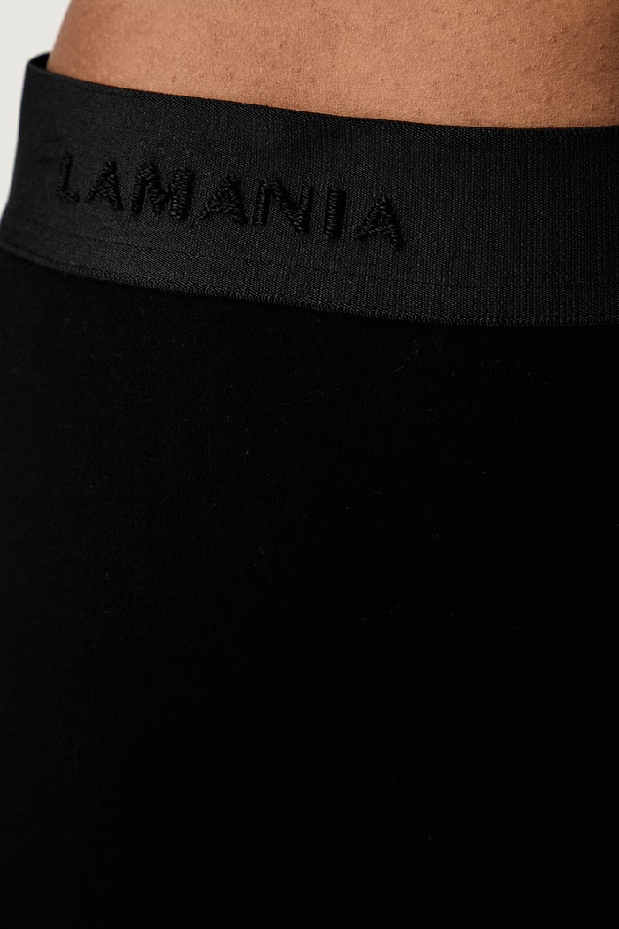 La Mania szorty damskie z wiskozy ARLO czarny ARLO