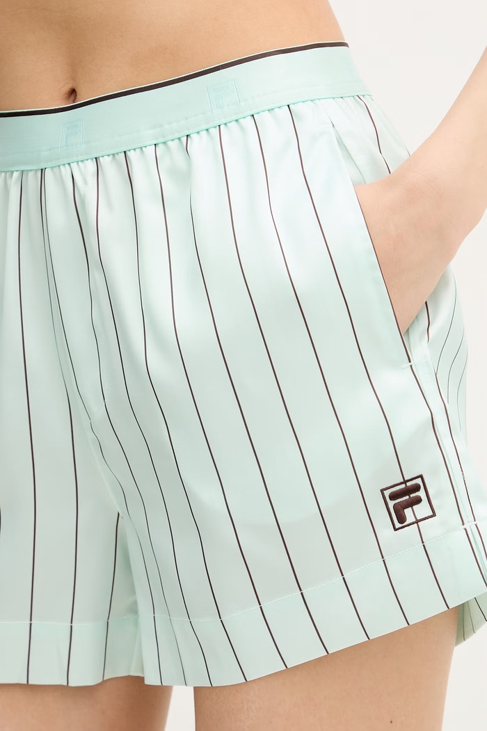 Fila szorty sportowe damskie FIESOLE turkusowy FAW1261