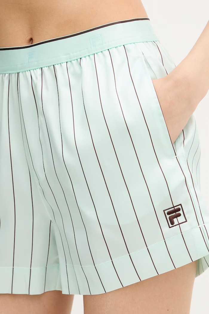 Fila szorty sportowe damskie FIESOLE turkusowy FAW1261