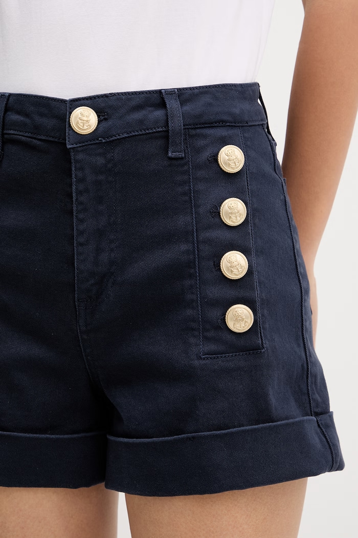 ViCOLO pantaloni scurți pentru femei din denim bleumarin DAB5042