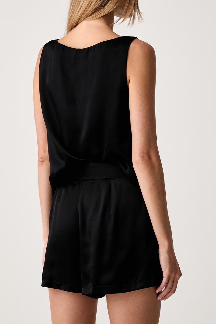 Odzież Le Privé szorty damskie BRUNE SHORTS NOIR LP00771 czarny