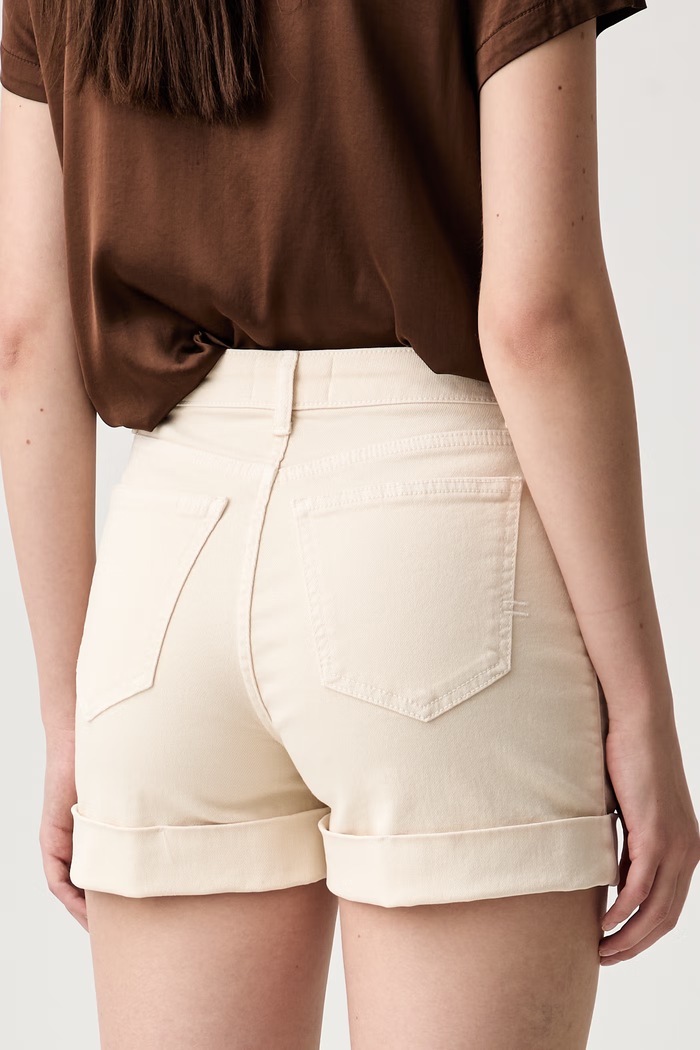 Odzież ViCOLO szorty damskie jeansowe DAB5298 beżowy