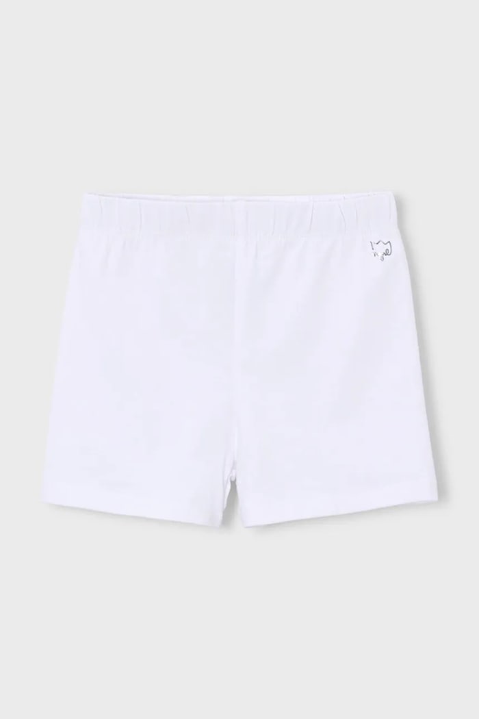 Mayoral pantaloni scurți copii sport alb 212.6L.Mini.PPY2