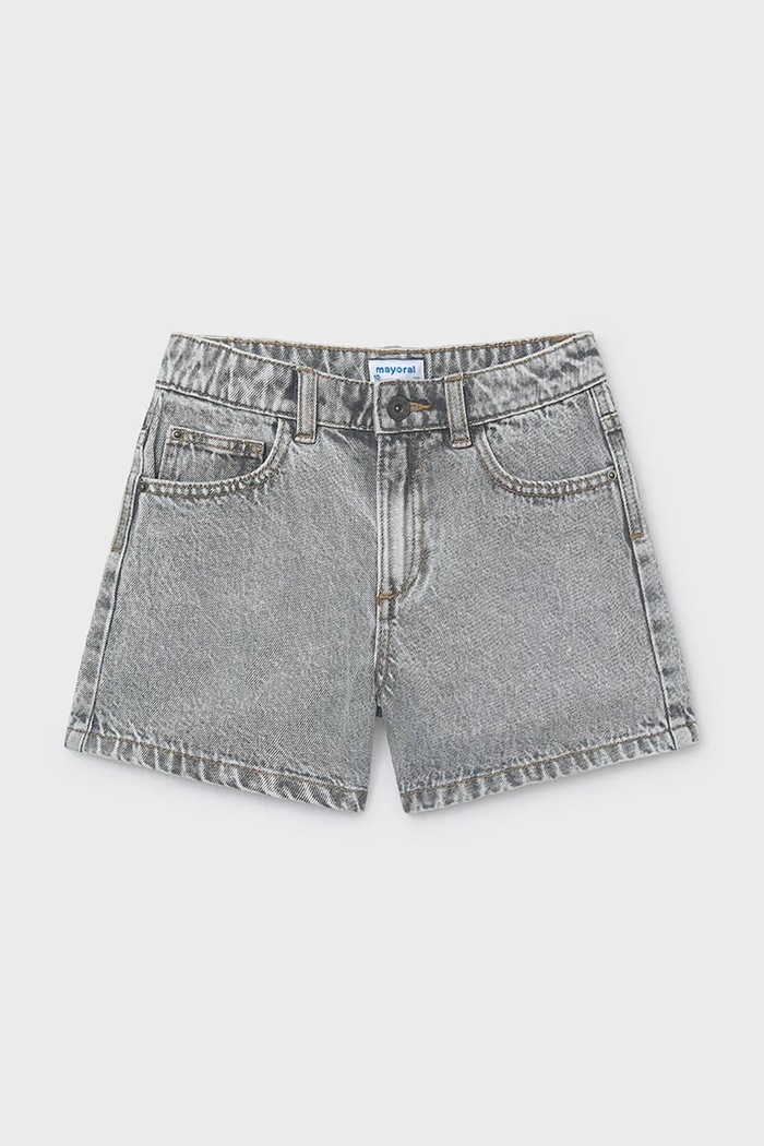 Παιδικό σορτς τζιν Mayoral casual γκρί 235.8G.Junior.PPY2
