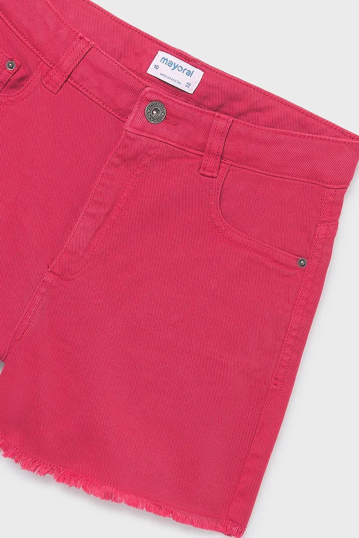 Mayoral pantaloni scurți din denim pentru copii roz 275.8G.Junior.PPY2