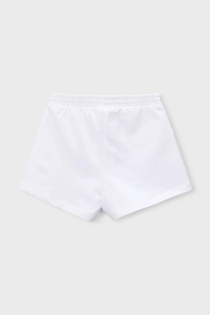 Mayoral pantaloni scurți copii 607.6P.Mini.PPY2 alb SS26