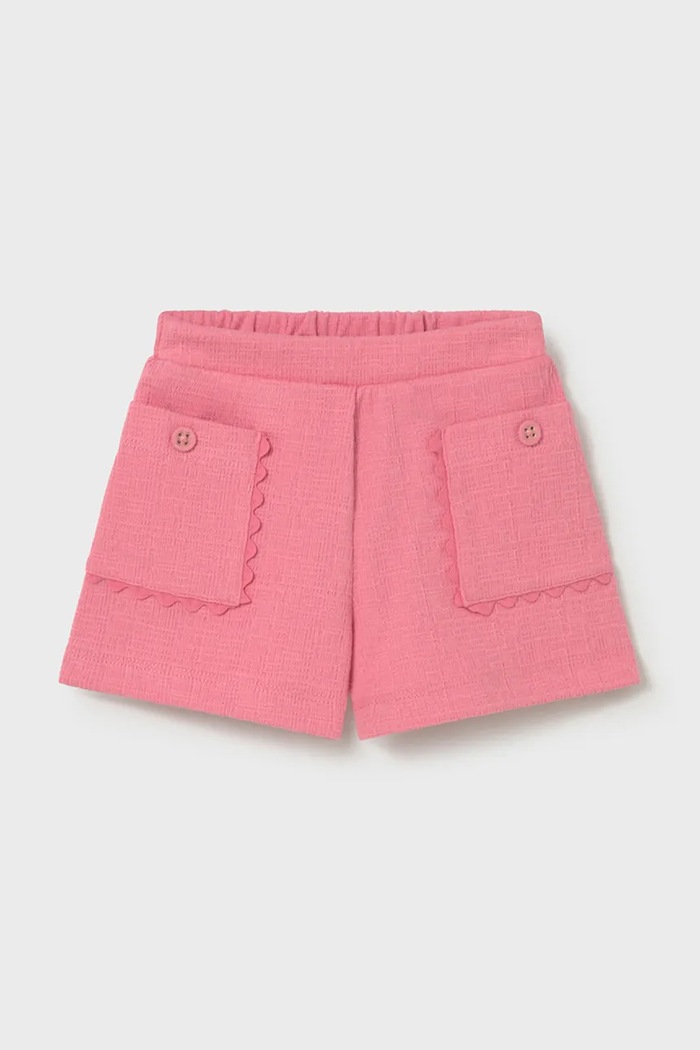 Дитячі шорти Mayoral casual рожевий 1201.4D.Baby.PPY2
