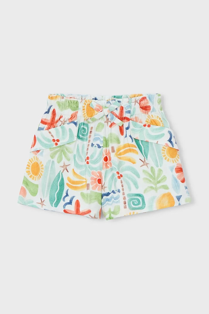 Mayoral pantaloni scurți copii 3221.6G.Mini.PPY2 multicolor SS26