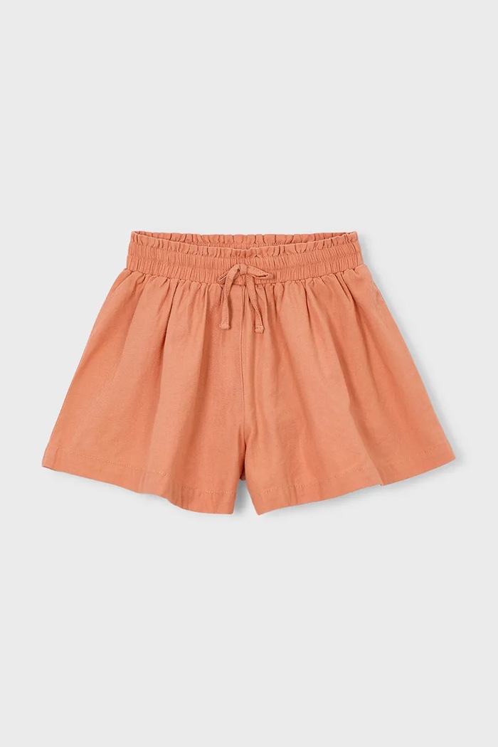 Παιδικό βαμβακερό σορτς Mayoral casual πορτοκαλί 3907.6E.Mini.PPY2
