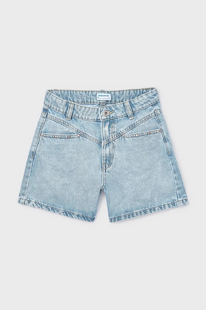 Дитячі джинсові шорти Mayoral casual блакитний 6202.8C.Junior.PPY2