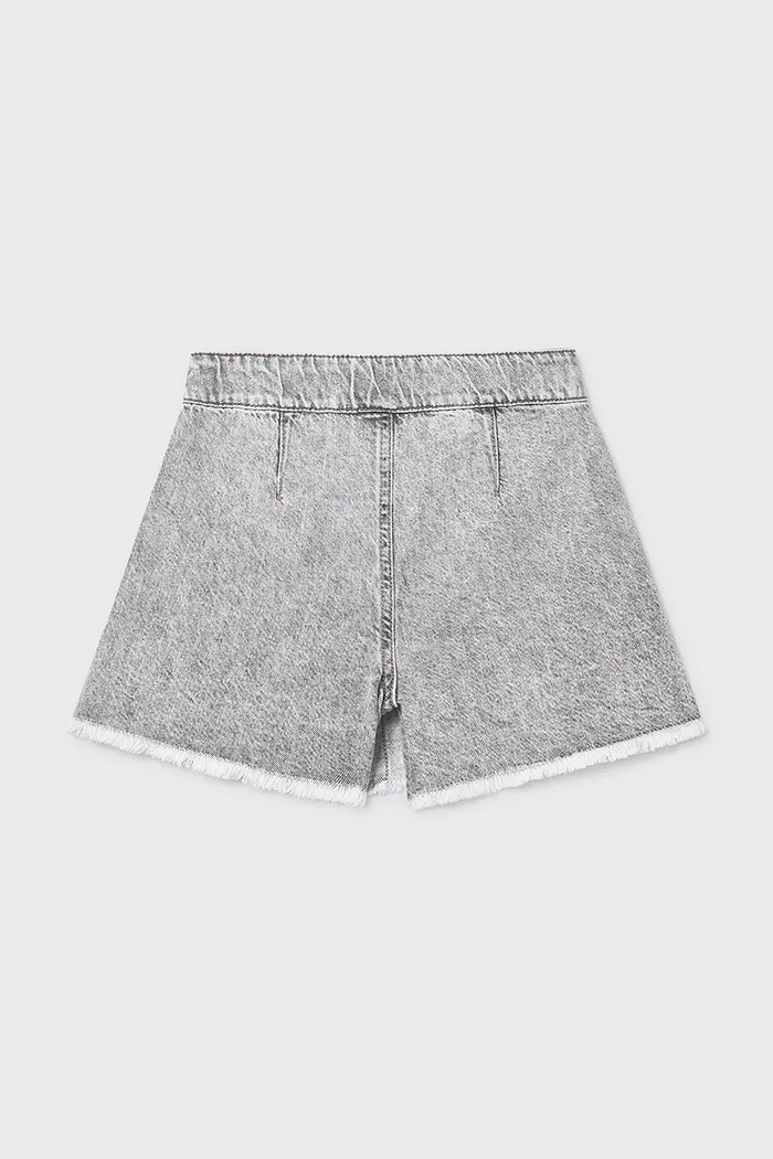 Fete Mayoral fustă-pantalon din denim pentru copii 6903.8F.Junior.PPY2 gri