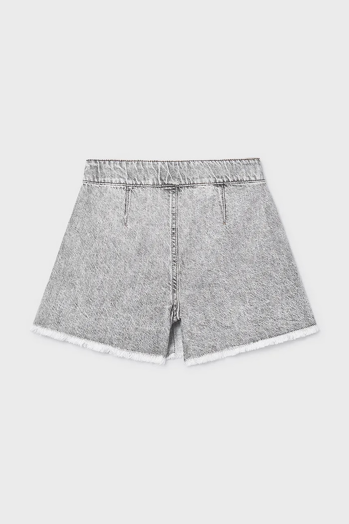 Fete Mayoral fustă-pantalon din denim pentru copii 6903.8F.Junior.PPY2 gri
