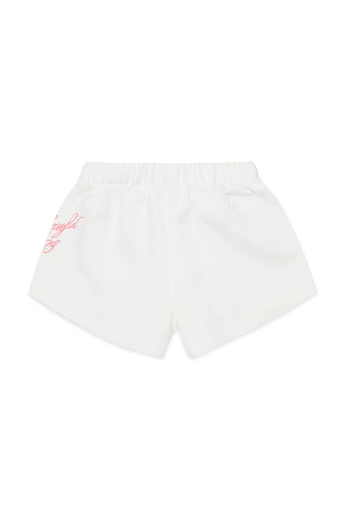Detské bavlnené šortky Diesel PEDIM SHORTS J02677.0GEAD biela SS26