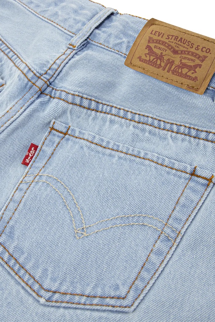 Levi's šortky detské rifľové CROCHET APPLIQUE A LINE SH 3EP479 modrá