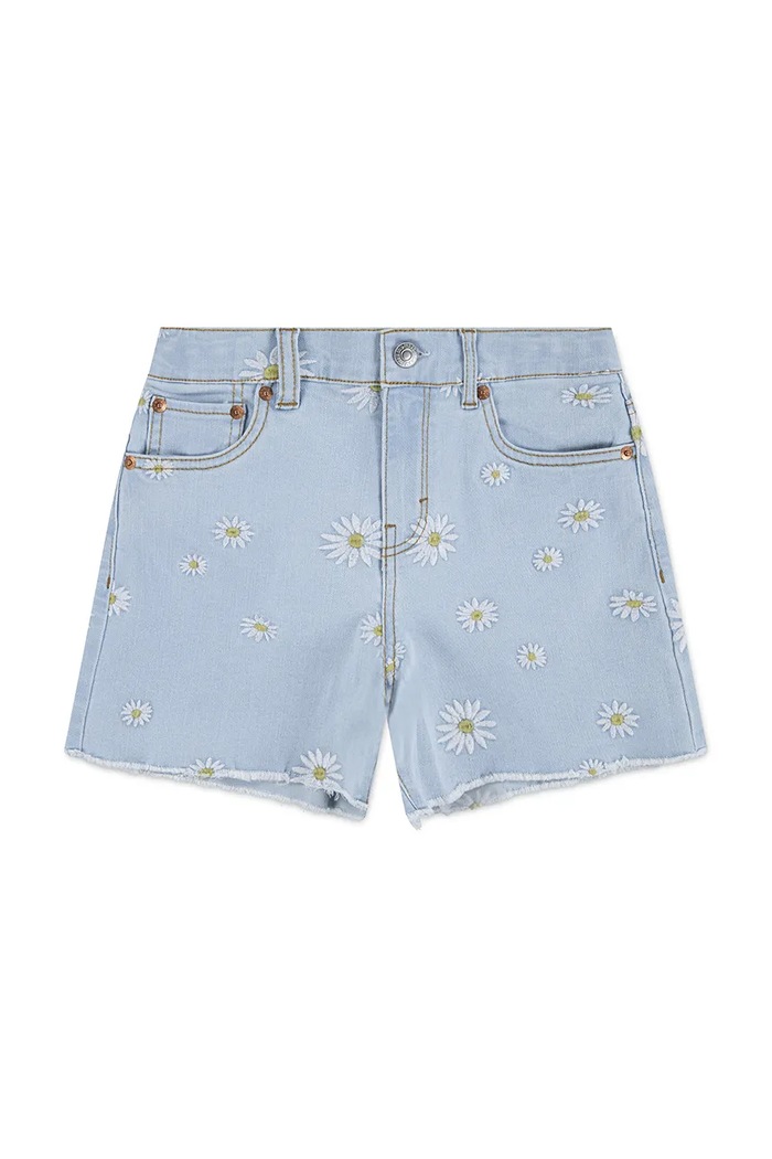 Levi's szorty jeansowe dziecięce DAISY DENIM A LINE SHORT 3EP480 niebieski SS26