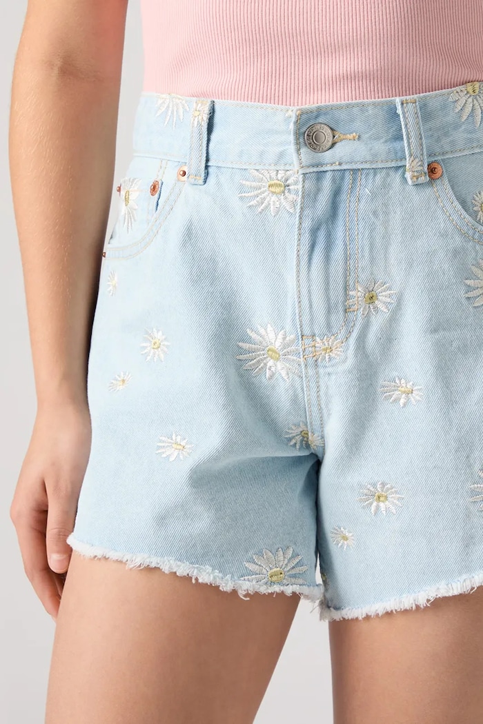 Levi's pantaloni scurți din denim pentru copii DAISY DENIM A LINE SHORT 4EP480