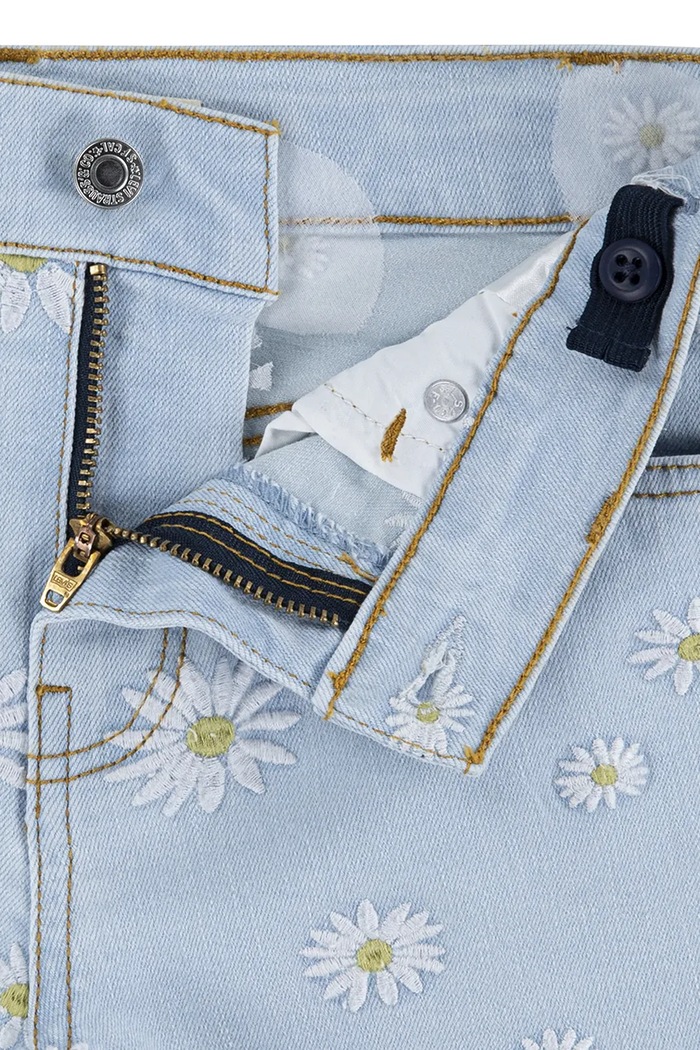 Levi's pantaloni scurți din denim pentru copii DAISY DENIM A LINE SHORT 4EP480 albastru