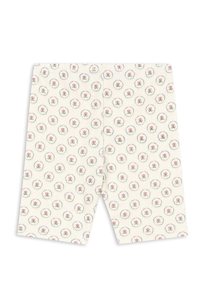Konges Sløjd szorty bawełniane dziecięce CLASSIC SHORT LEGGINGS GOTS KS104733.PPY2 beżowy SS26
