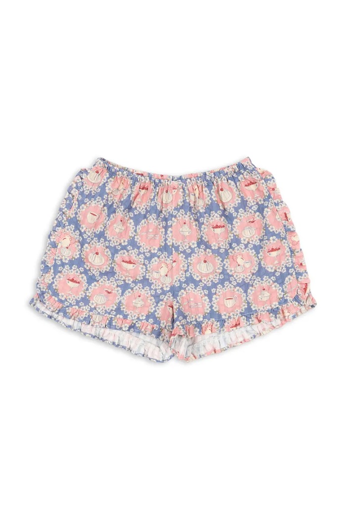Detské bavlnené šortky Konges Sløjd KIM FRILL SHORTS GOTS bavlna viacfarebná KS104905.PPY2