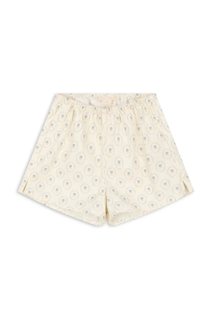 Konges Sløjd szorty bawełniane dziecięce COEUR SHORTS GOTS KS104748.PPY2 beżowy SS26
