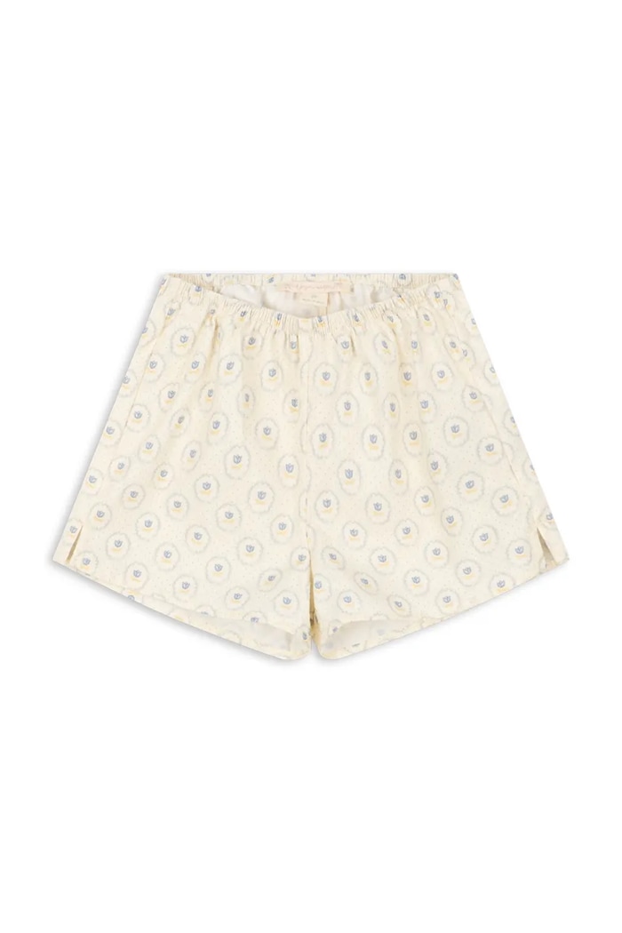 Konges Sløjd szorty bawełniane dziecięce COEUR SHORTS GOTS KS104748.PPY2 beżowy SS26