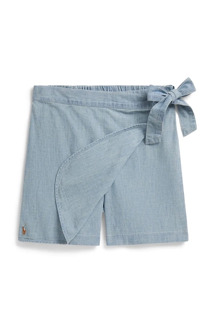 Detské rifľové krátke nohavice Polo Ralph Lauren modrá 313A11752001