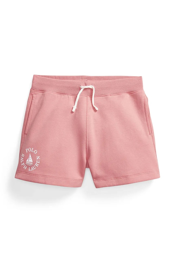 Detské krátke nohavice Polo Ralph Lauren pletenina ružová 313A11819001