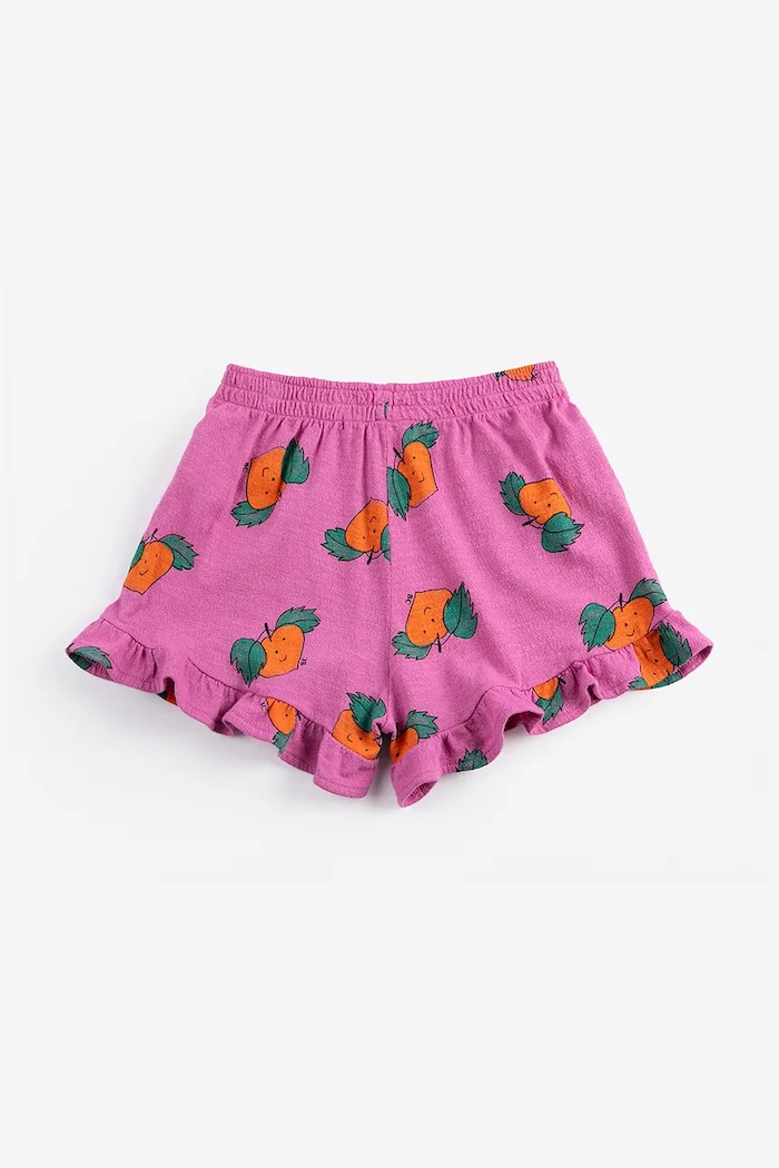 Dievča Detské bavlnené šortky Bobo Choses Tangerine 126AC063 fialová