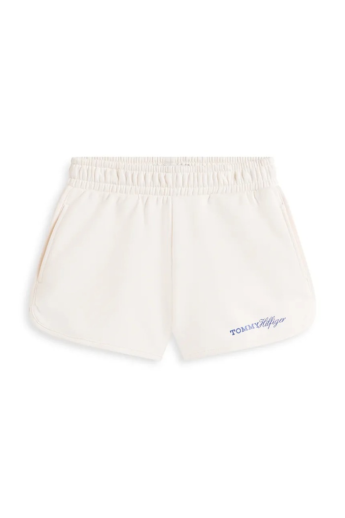 Tommy Hilfiger šortky detské s bavlnou KG0KG09354.128.176.PPY2 biela SS26