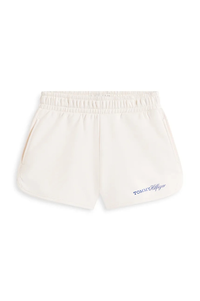 Tommy Hilfiger šortky detské s bavlnou KG0KG09354.128.176.PPY2 biela SS26