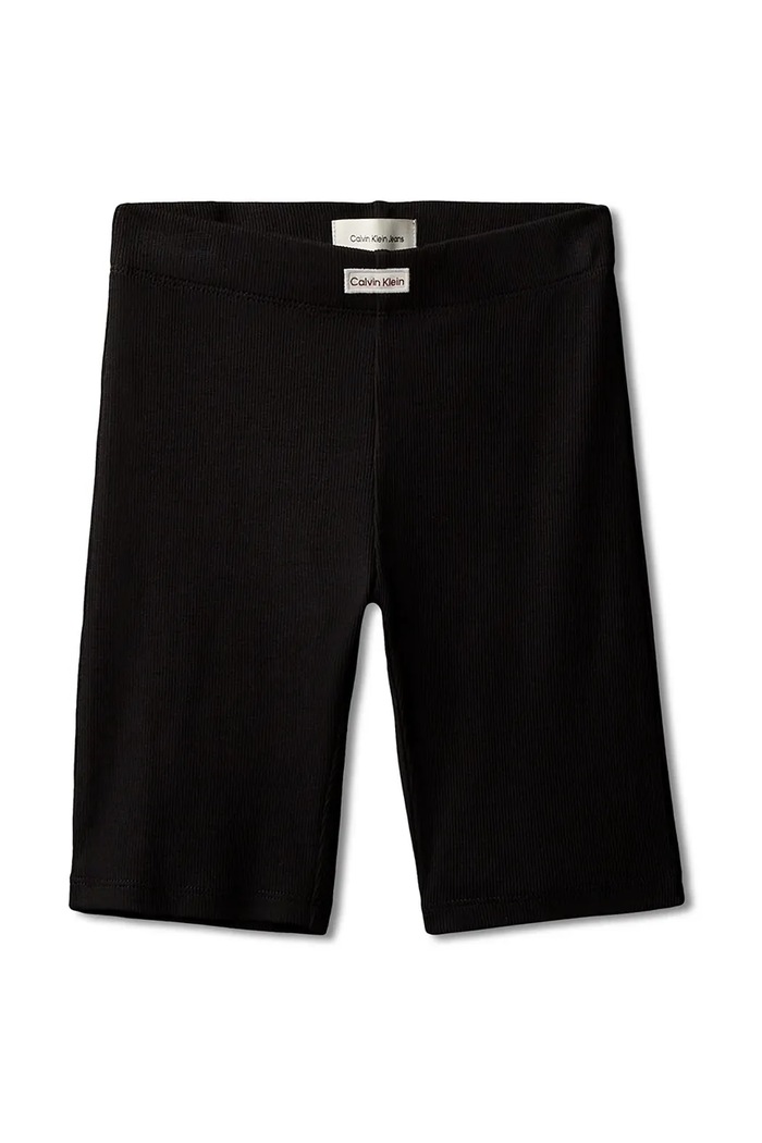 Calvin Klein Jeans športové šortky detské bavlnené s elastanom LVCKSJC27G.128.176.PPY2 čierna SS26