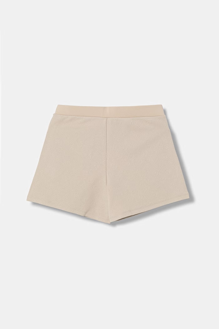 Guess pantaloni scurți de trening pentru copii J6GD18.KF520.PPY2.M bej SS26