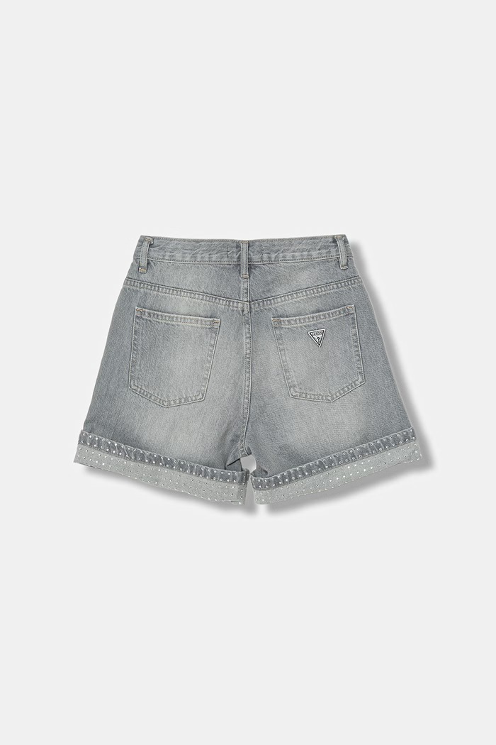 Guess szorty dziecięce jeansowe J6GD32.D8100.PPY2.M szary SS26