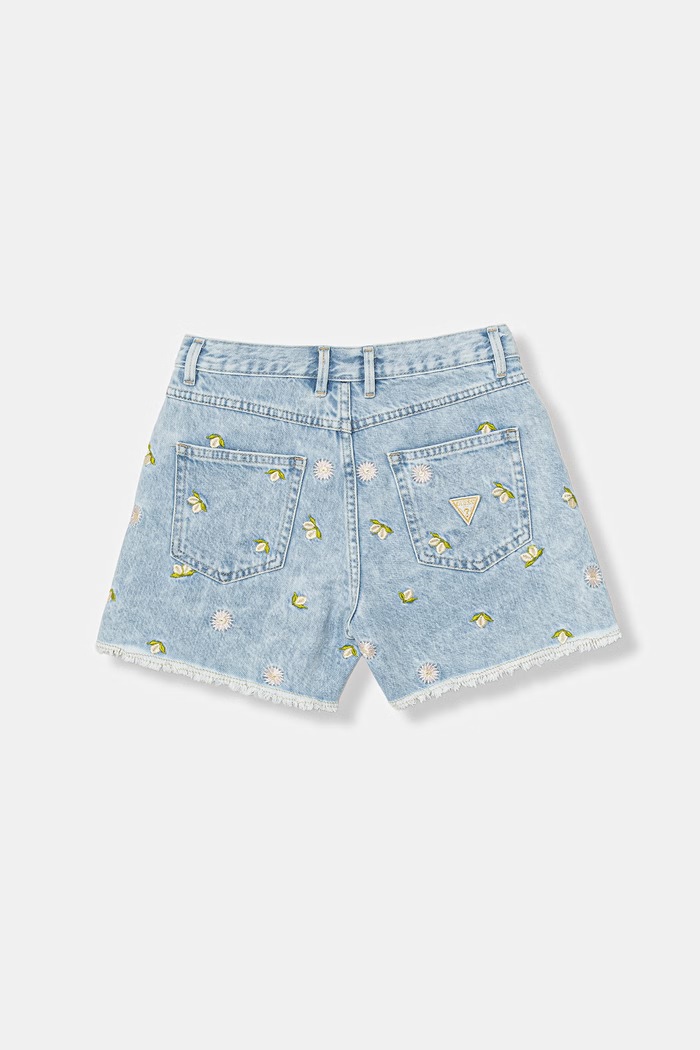 Guess szorty dziecięce jeansowe J6GD35.D45E0.PPY2.M niebieski SS26