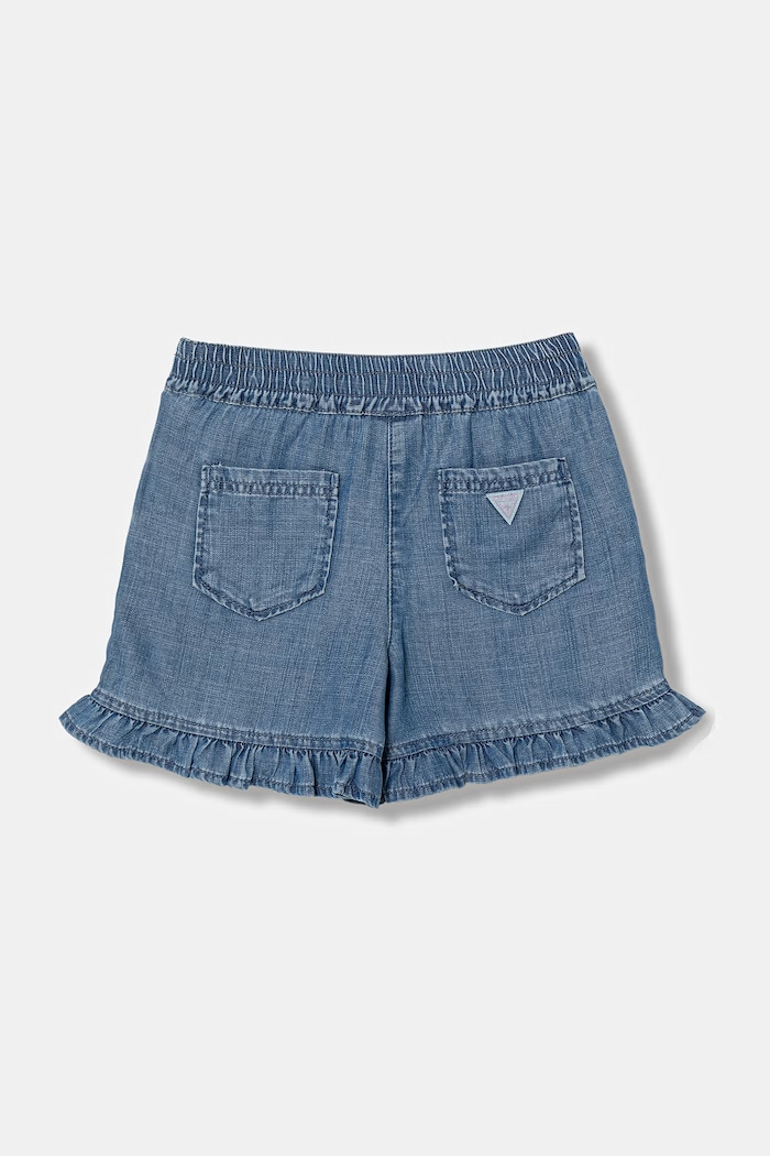 Guess šortky detské rifľové K6GD06.D3X30.PPY2.M modrá SS26