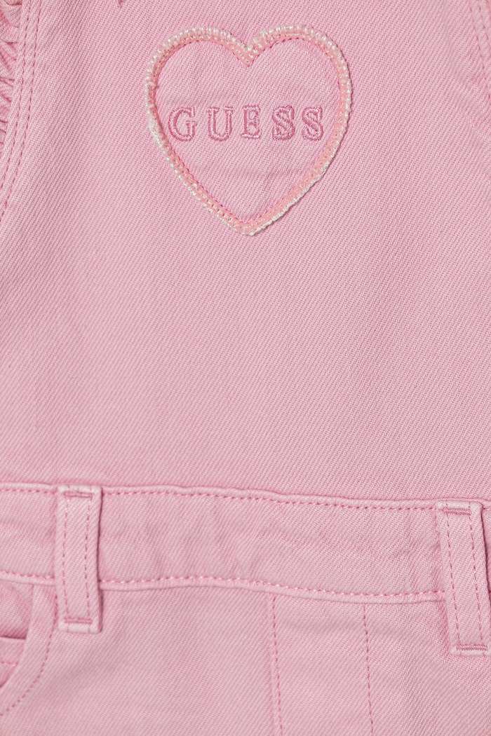 Fete Guess salopetă de blugi pentru copii K6GK13.WR510.PPY2.M roz