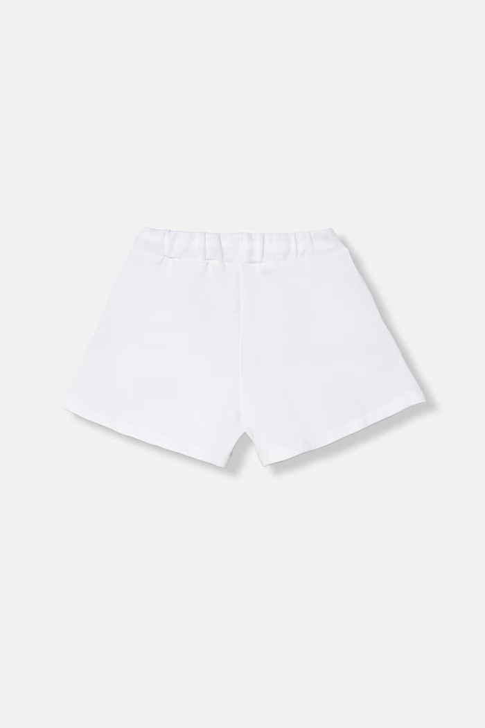 United Colors of Benetton detské bavlnené teplákové šortky 3J68C903O.G.Stagionale biela SS26