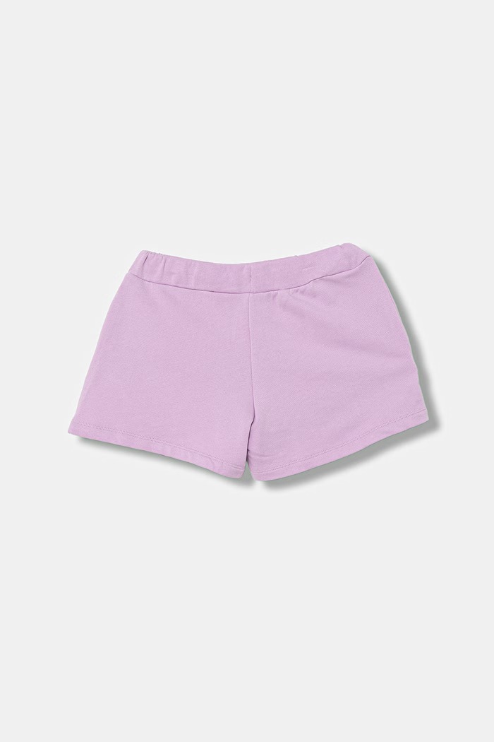 United Colors of Benetton detské bavlnené teplákové šortky 3J68C903O.G.Stagionale fialová SS26