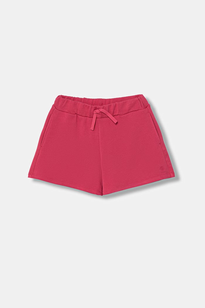 United Colors of Benetton detské teplákové bavlnené šortky ružová 3J68C903O.G.Stagionale
