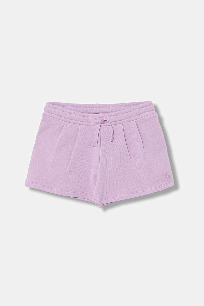 United Colors of Benetton pantaloni scurți de trening pentru copii, din bumbac violet 3J70G901R.P.Stagionale