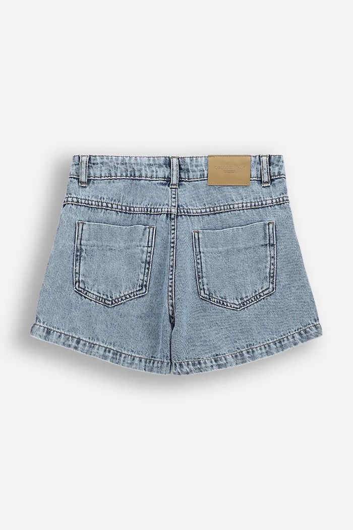 Coccodrillo pantaloni scurți pentru copii, din bumbac WC6123203CJG albastru SS26