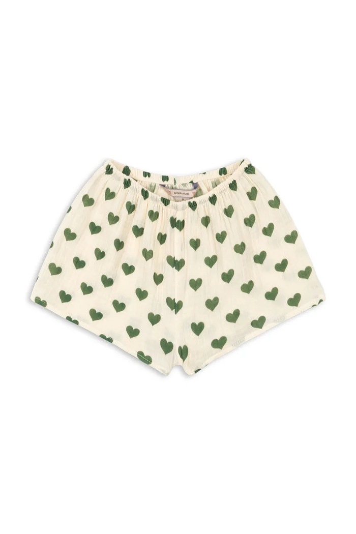 Konges Sløjd pantaloni scurți pentru copii, din bumbac COCO MINI SHORTS GOTS bej KS105323.PPY2
