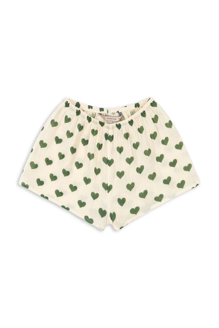 Konges Sløjd pantaloni scurți pentru copii, din bumbac COCO MINI SHORTS GOTS bej KS105323.PPY2