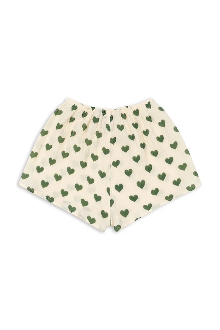 Konges Sløjd pantaloni scurți pentru copii, din bumbac COCO MINI SHORTS GOTS KS105323.PPY2 bej SS26