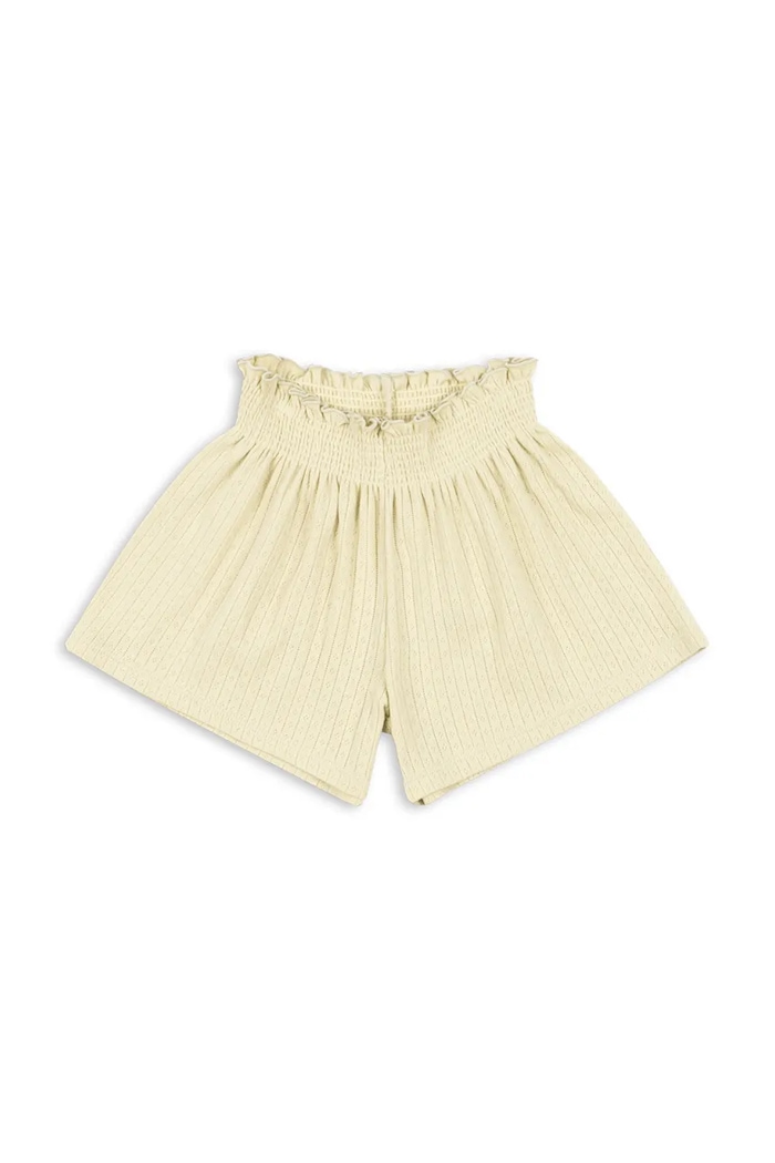 Konges Sløjd šortky detské bavlnené MINNIE SHORTS GOTS žltá KS105482.PPY2