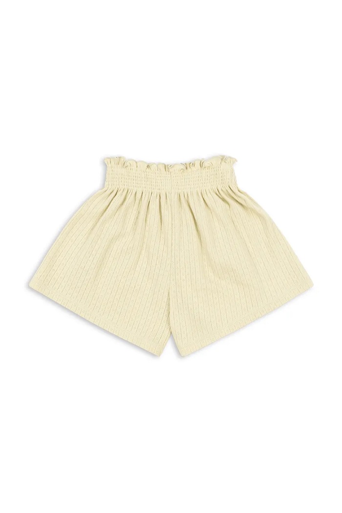 Konges Sløjd šortky detské bavlnené MINNIE SHORTS GOTS KS105482.PPY2 žltá SS26
